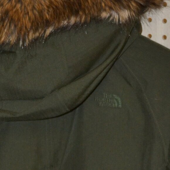 THE NORTH FACE Women Green Zip Front with Detachable Hood Size L - Picture 8 of 10